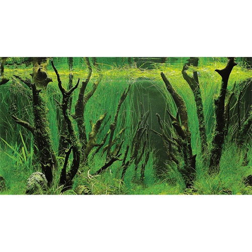 Baggrund til akvarium Canyon og Woodland (50 cm høj) 120 cm